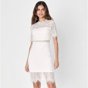 Brand new with tags white lace dress